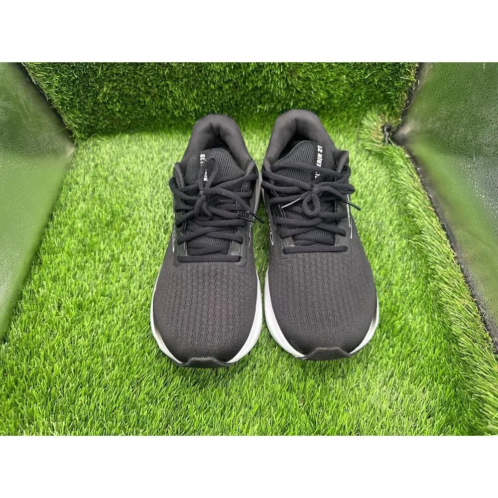 Brooks Glycerin 21 1104192E090 Athletic Sneaker Men's 9.5 Black Knit Gym Running